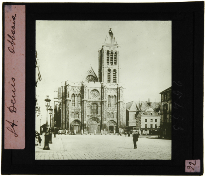 Paolo Verzone, Saint Denis, Abbazia, prospetto principale