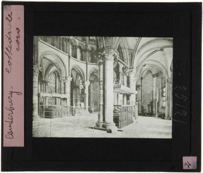 Paolo Verzone, Canterbury, Cattedrale, interno, coro