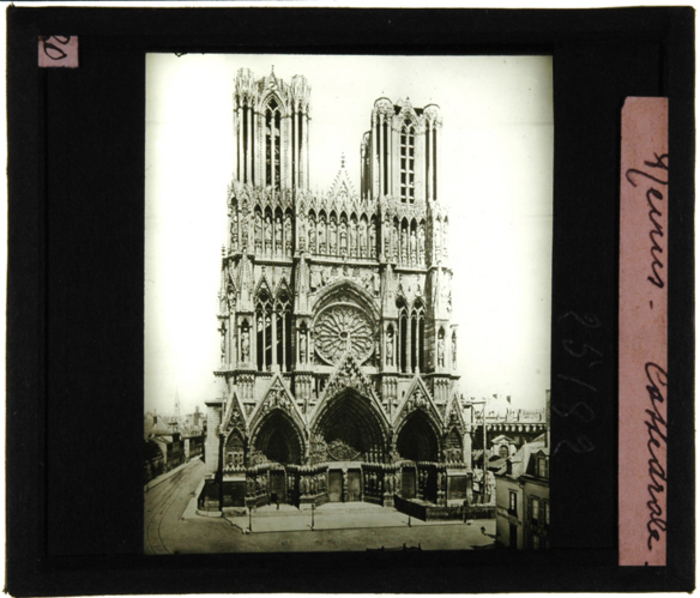 Paolo Verzone, Reims, Cattedrale, facciata