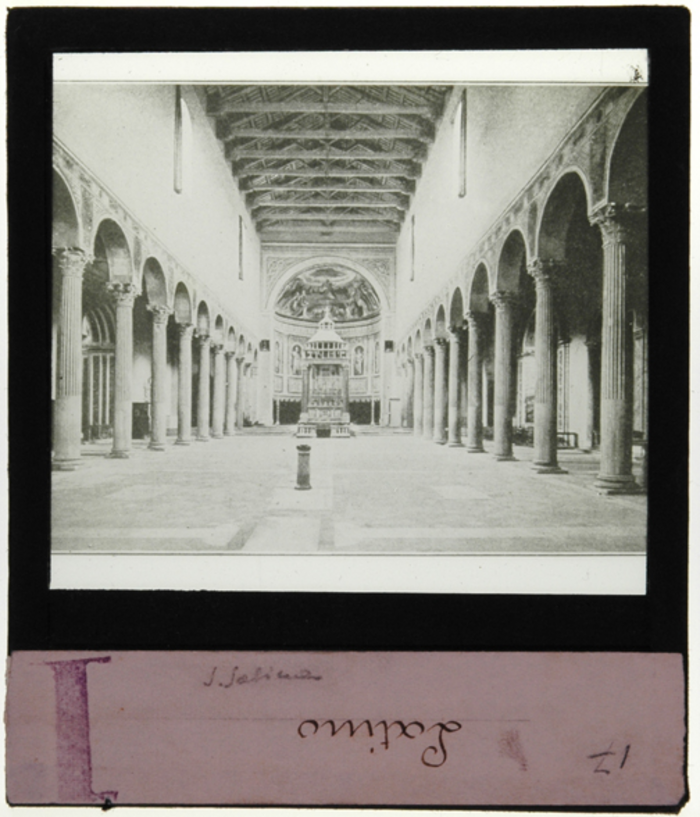 Paolo Verzone, Roma, S. Sabina, interno, navata centrale