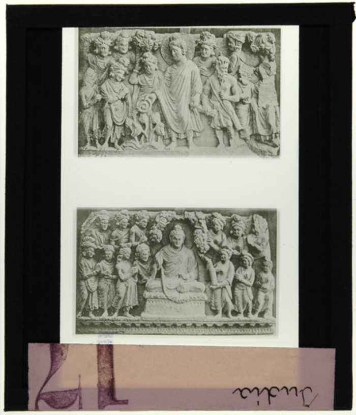 Paolo Verzone, India, architettura buddhistica, particolari decorativi