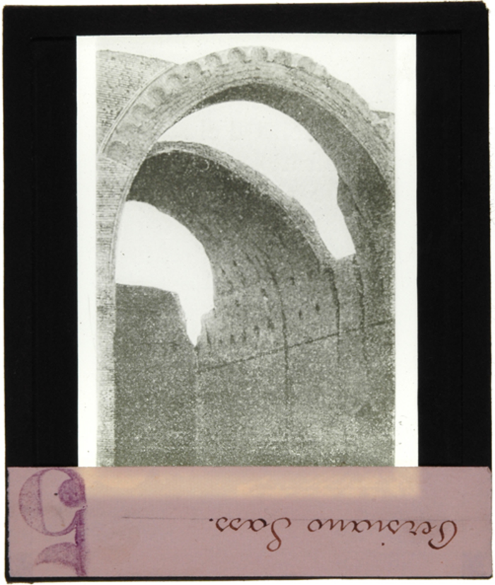 Paolo Verzone, Non identificato, architettura persiana, arco, particolare