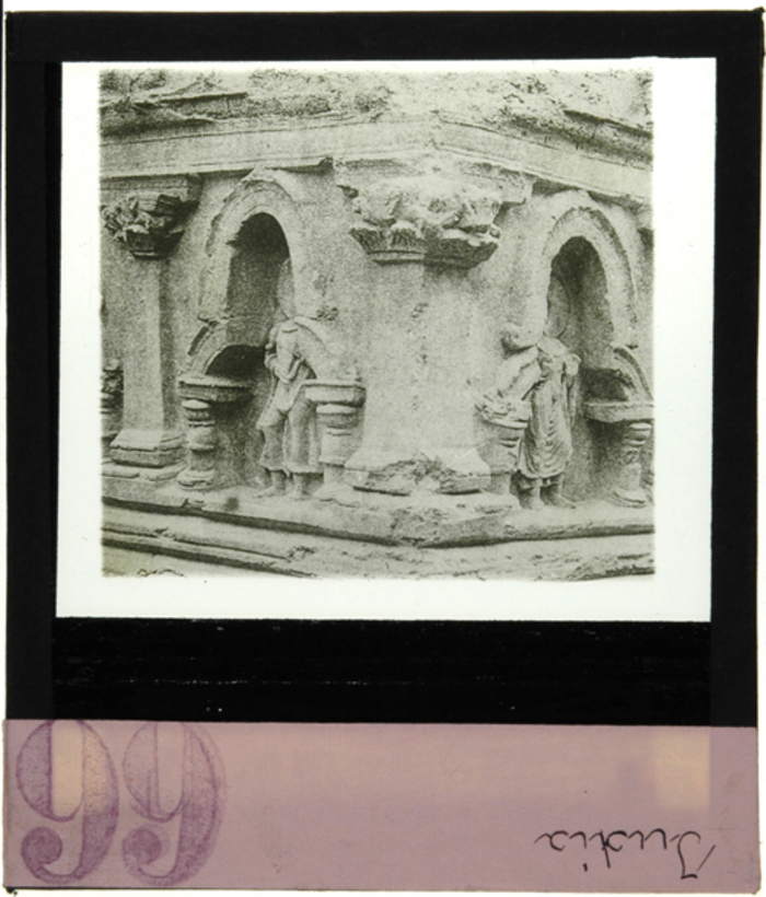 Paolo Verzone, India, architettura buddhistica, decorazione di muratura