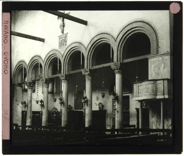 Paolo Verzone, Venezia, Murano, chiesa cattedrale di Santa Maria e Donato, interno, navata laterale