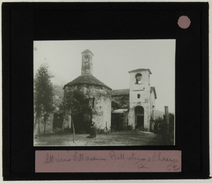 Paolo Verzone, Settimo Vittone (TO), Pieve di S. Lorenzo e battistero di S.Giovanni Battista, esterno