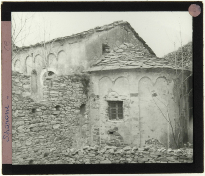 Paolo Verzone, Sparone (TO), chiesa di Santa Croce, esterno, abside