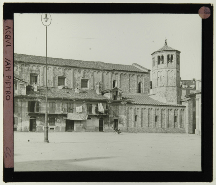 Paolo Verzone, Acqui Terme (AL), chiesa di San Pietro, esterno, navata, campanile