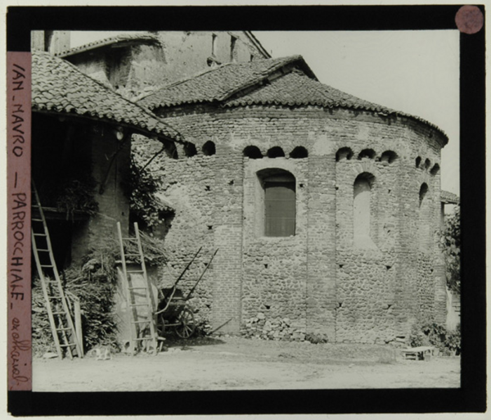 Paolo Verzone, San Mauro (TO), Parrocchiale di Santa Maria, esterno, abside