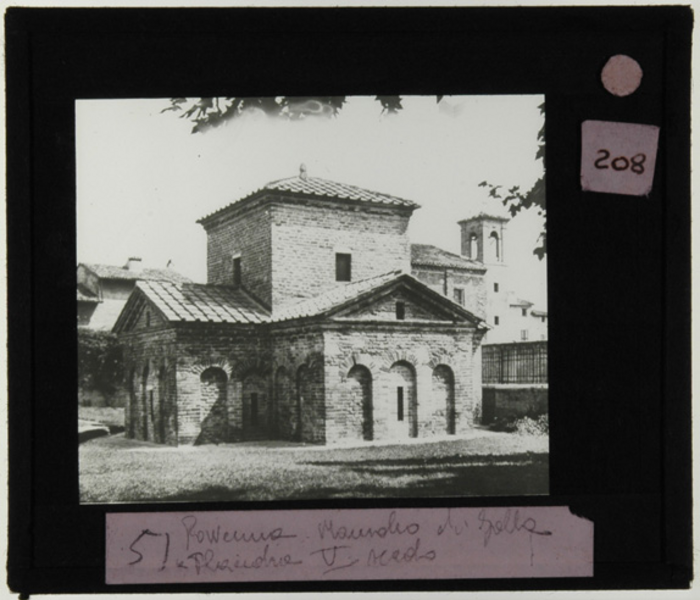 Paolo Verzone, Ravenna, Mausoleo di Galla Placidia, esterno