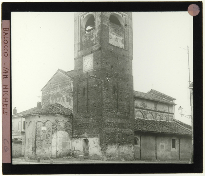 Paolo Verzone, Balocco (VC), chiesa di San Michele, esterno, campanile, abside