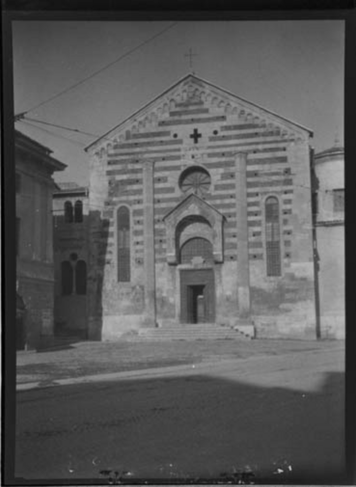 Paolo Verzone, Non identificato, chiesa, esterno, facciat