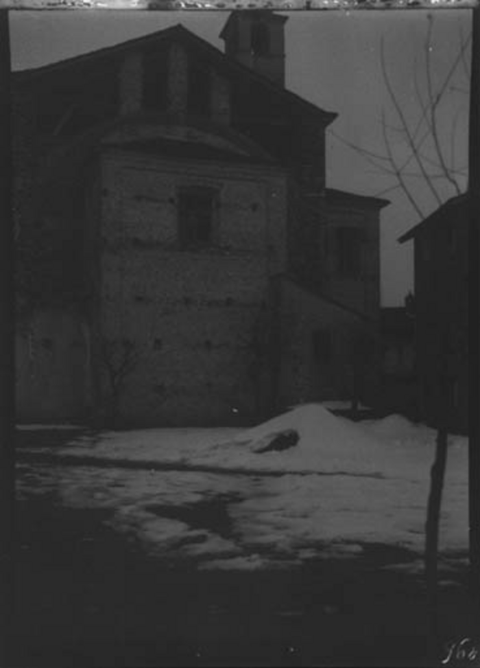 Paolo Verzone, Non identificato, chiesa, esterno, abside