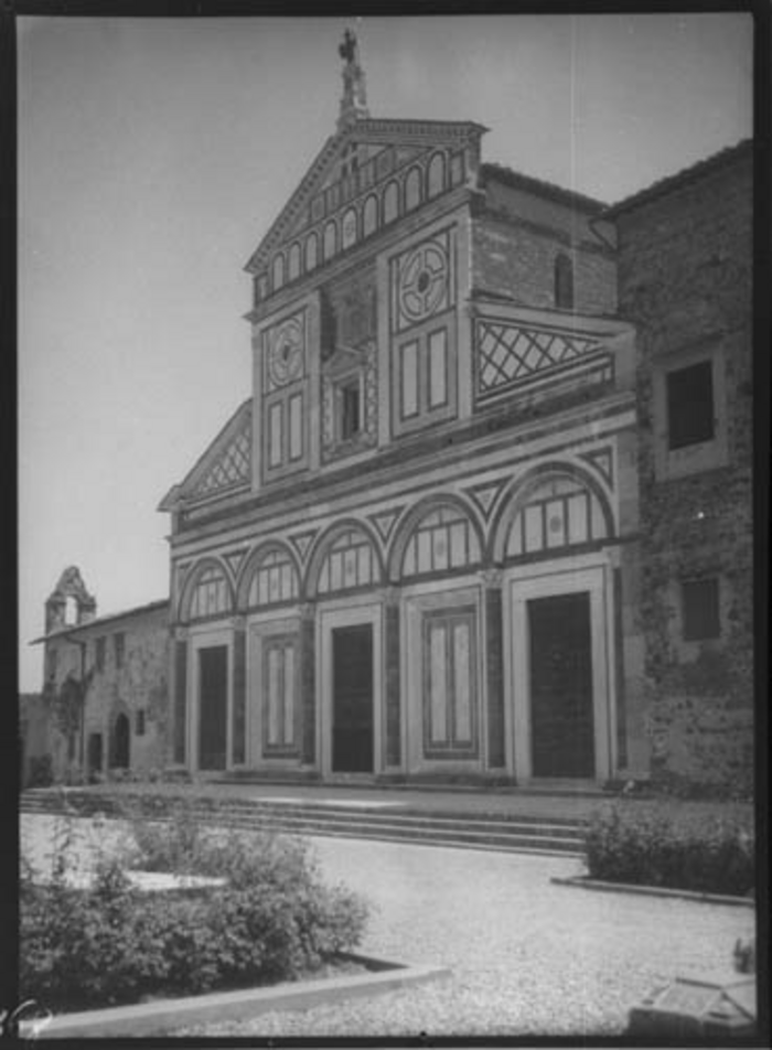 Paolo Verzone, Firenze, chiesa San Miniato, esterno, facciata