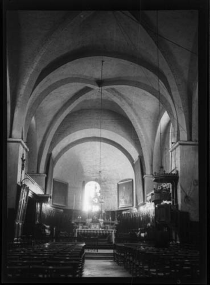 Paolo Verzone, Francia, Frejus, chiesa cattedrale, navata centrale, volta a crociera
