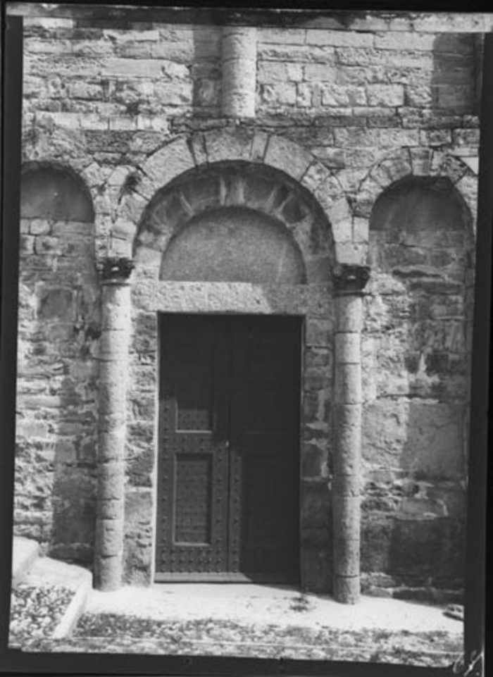Paolo Verzone, Non identificato, chiesa, esterno, facciata, portale, dettaglio