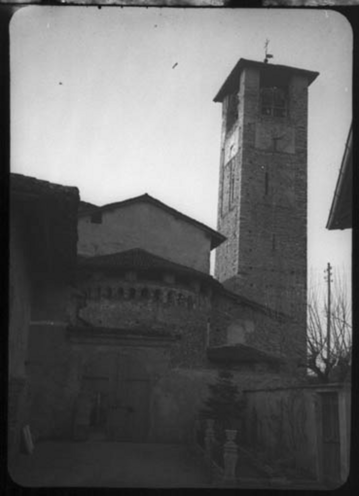 Paolo Verzone, Non identificato, chiesa, esterno, abside, campanile