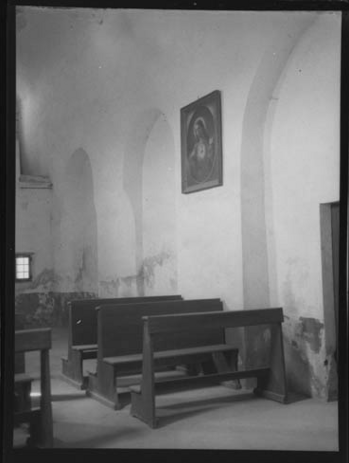 Paolo Verzone, Non identificato, chiesa, interno, navata, arco