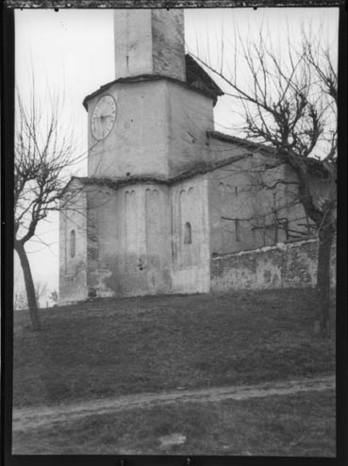 Paolo Verzone, San Ponso Canavese (TO), battistero, esterno, facciata, campanile