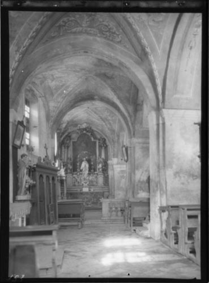 Paolo Verzone, Non identificato, chiesa, interno, navata laterale, volta a crociera